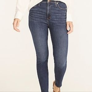NWT J. Crew Curvy toothpick jeans in dryden wash